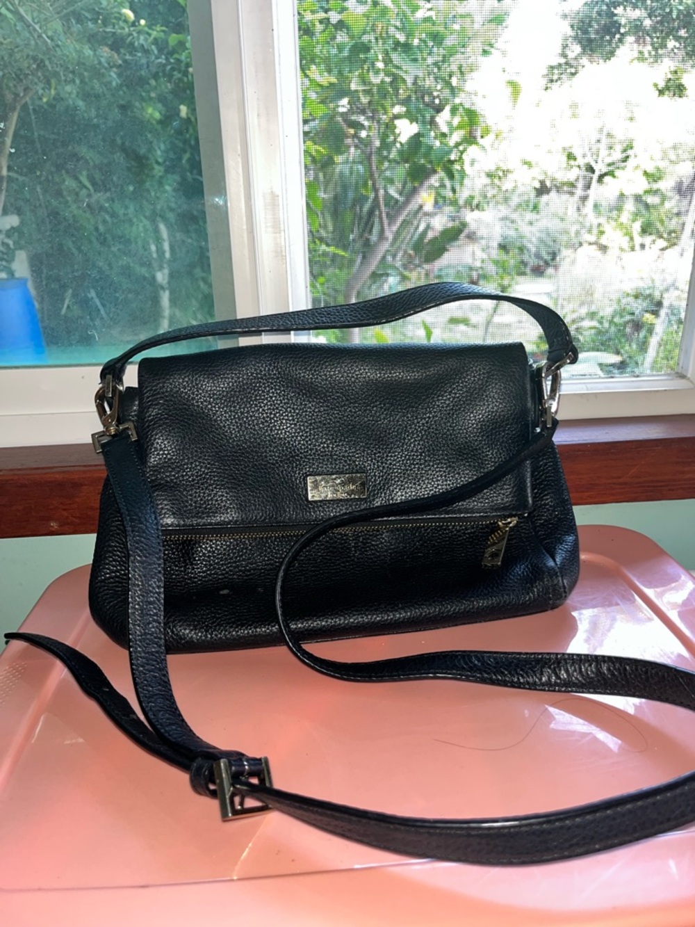 kate spade Black Pebbled Leather Crossbody Bag - Picture 3 of 14